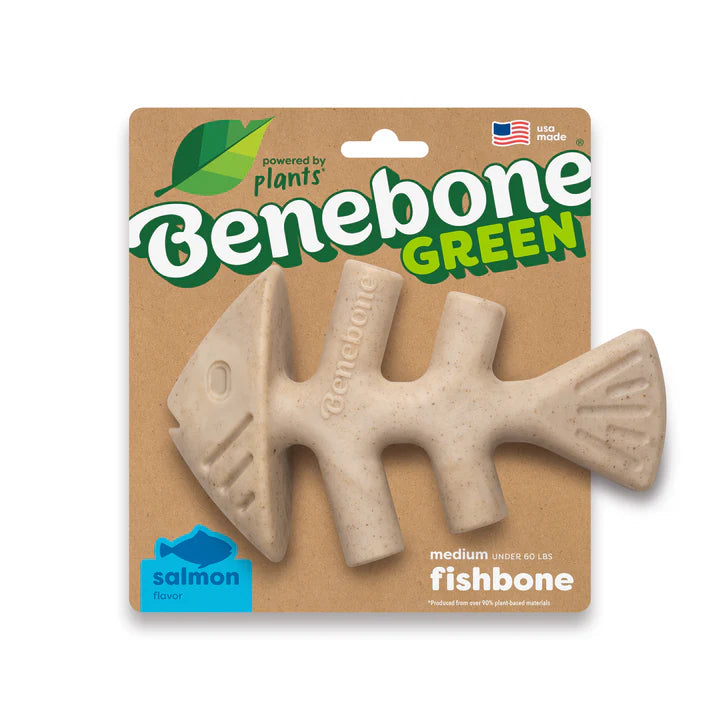 Benebone Green Salmon Fishbone
