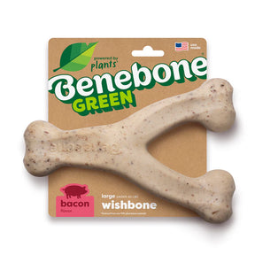 Benebone Wishbone Green Bacon
