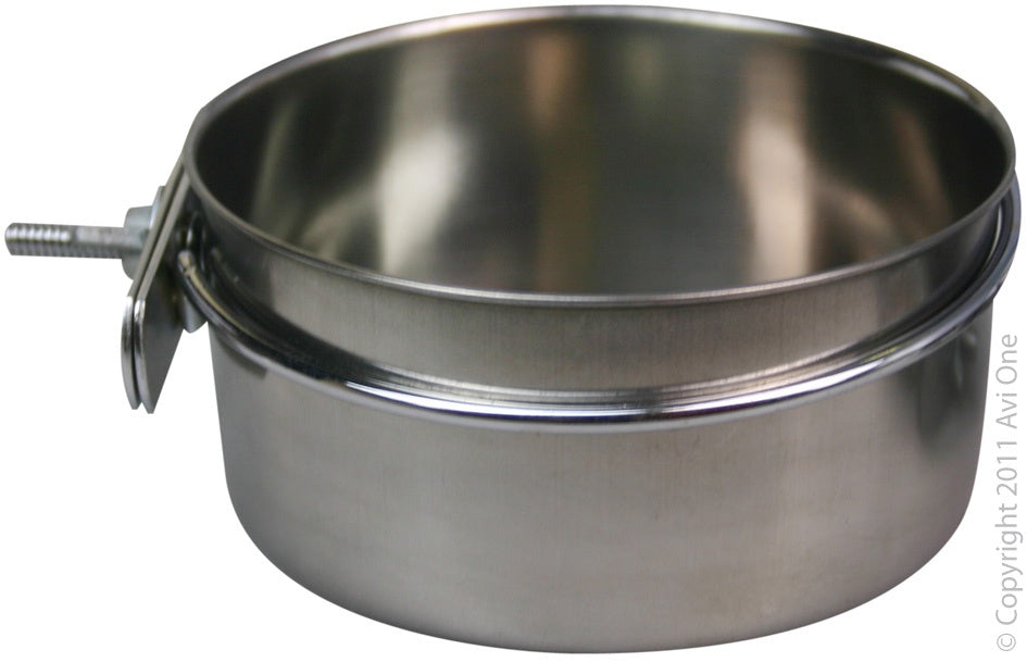 Avi One Coop Cup - 560mL / Steel w/ Clamp Holder
