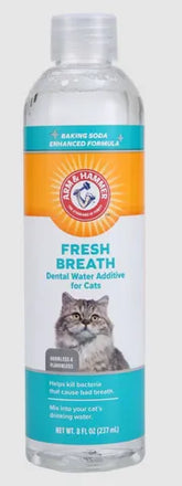 Arm & Hammer Fresh Breath Dental Water Additive For Cats Flavourless 236ml