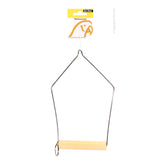 Avi One Bird Toy Triangle Swing with Perch
