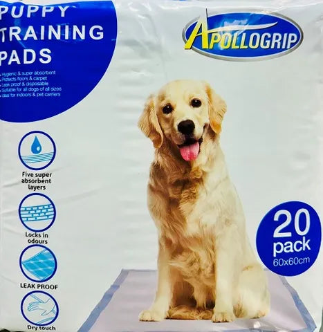 Puppy Training Pads 60x60cm 20pk