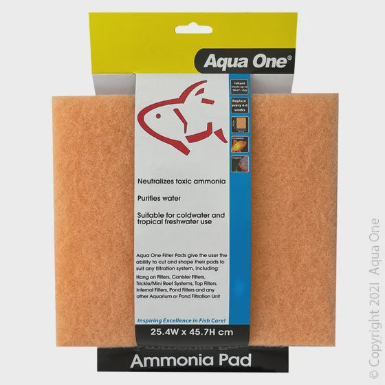 Aqua One Ammonia Pad - Self cut filter pad