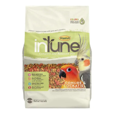 InTune Conure & Cockatiel Food