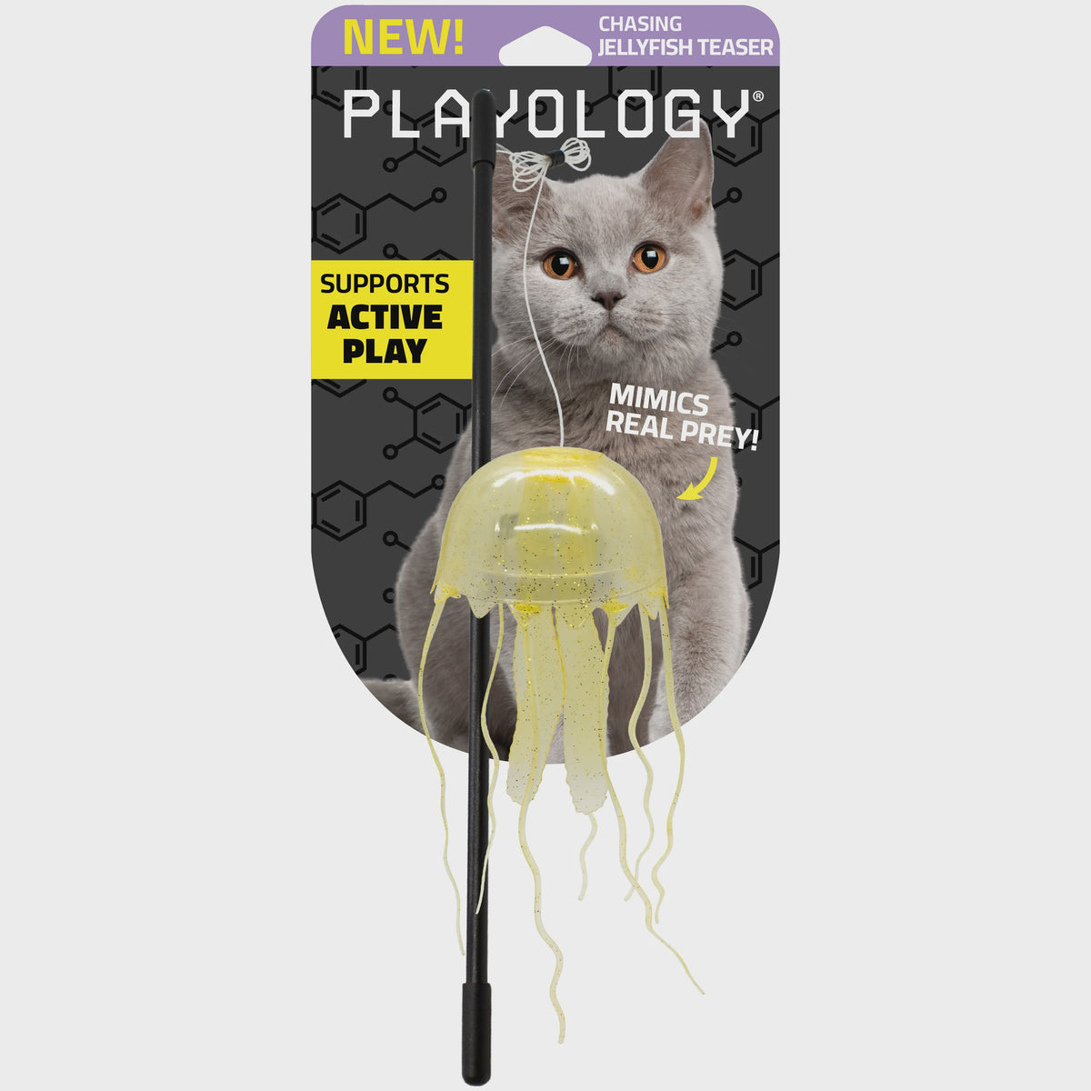 Playology Jellyfish Teaser Cat Toy