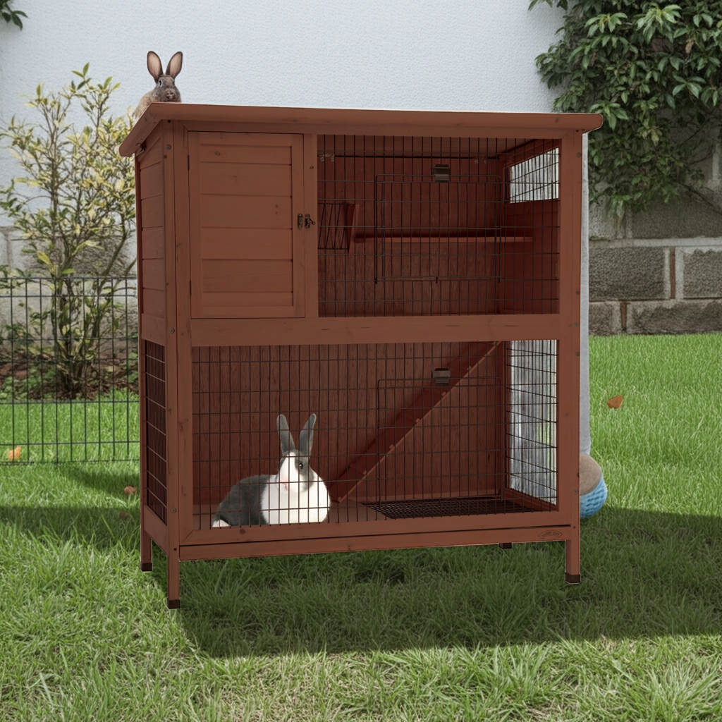 Rabbit Hutch Hi Rise 2 Storey