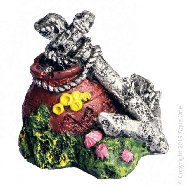 Aqua One Ornament - Mini Ruined Anchor Vase