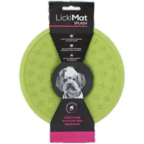 Licki Mat Splash Green - Dog