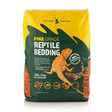 Critters Comfort Reptile Bedding Fine 20L - Fine Grade