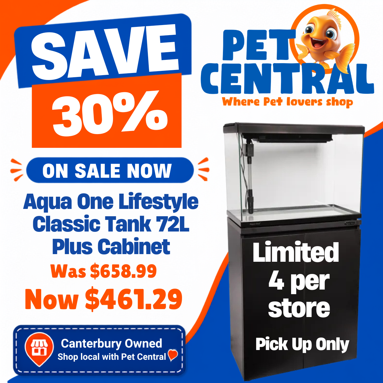 Lifestyle Classic 72L: Tank & Stand Combo PRE-ORDER