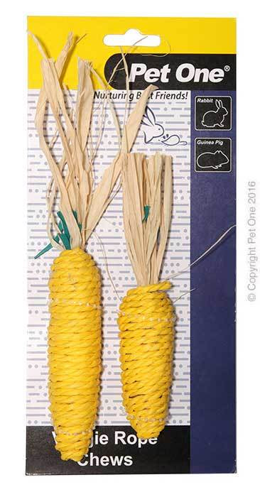 Vege Rope Chews Corn 2 pack - Pet One