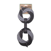 Dog Toy Blitz Double Braided Ring Grey