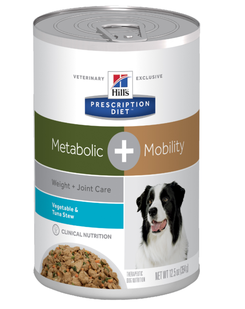 Hills Prescription Diet Metabolic Mobility Tuna Stew Dog Tray