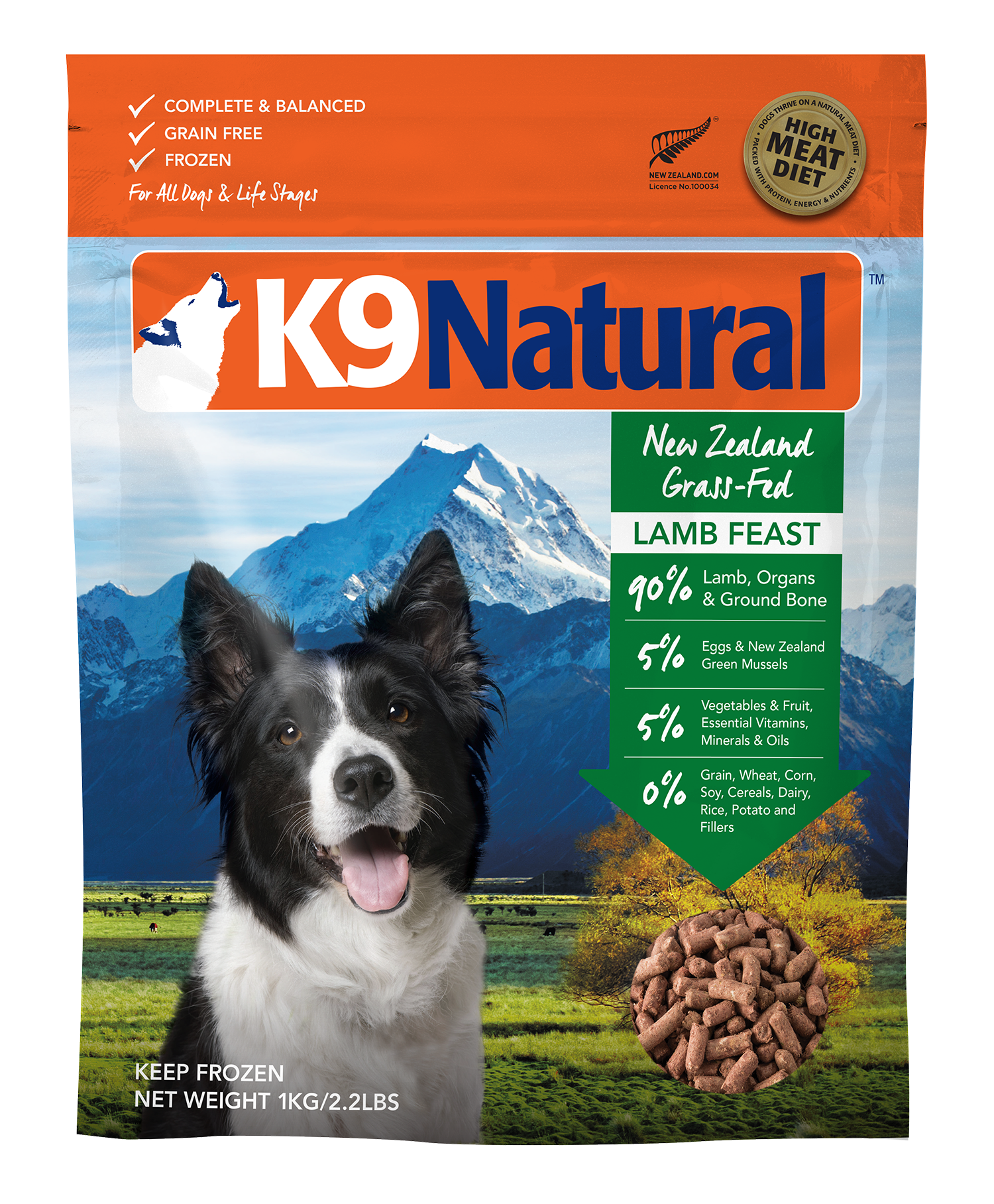 K9 online natural lamb