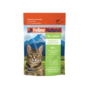 Feline Natural Chicken Lamb Pouch 85g