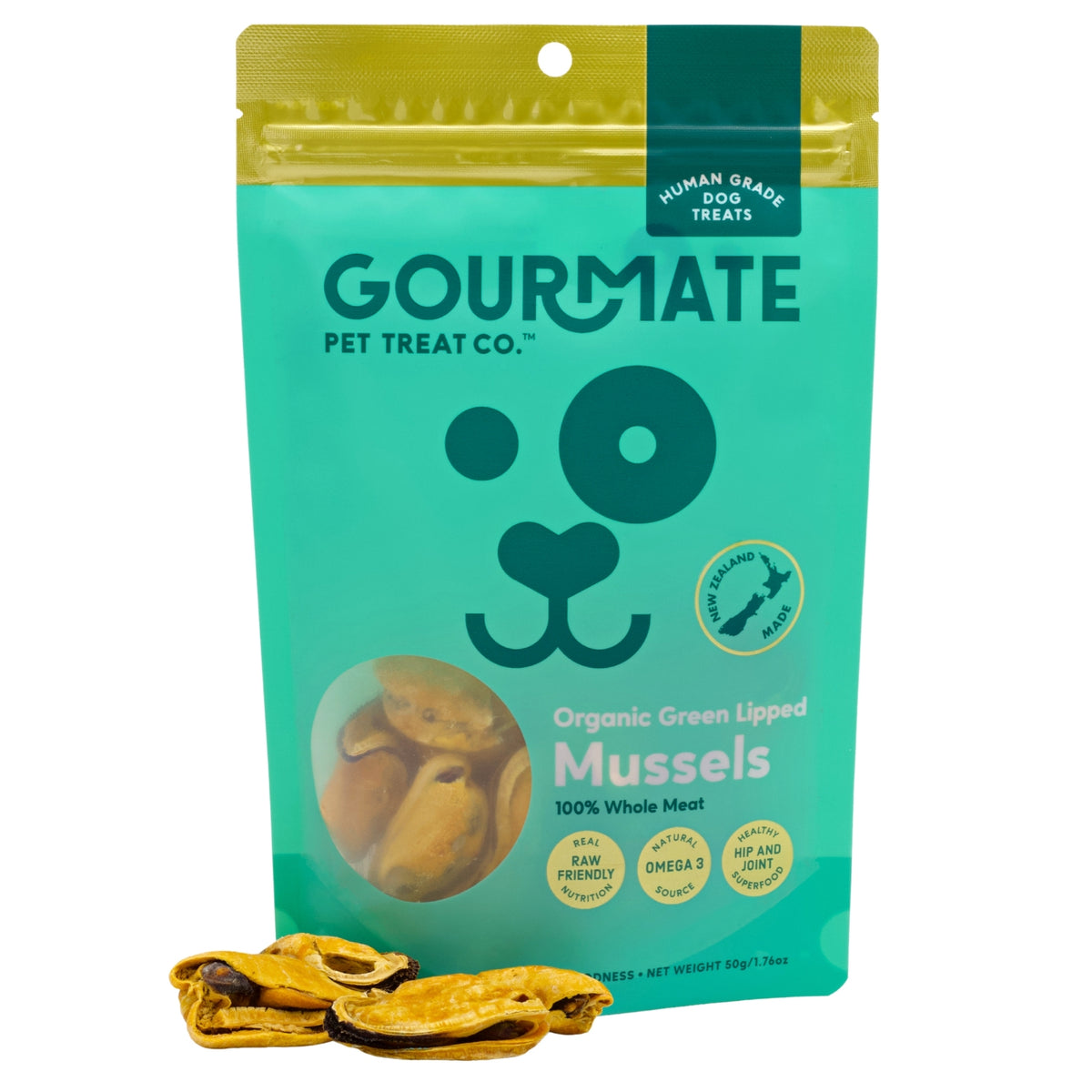 Gourmate Green Lipped Mussels 50g