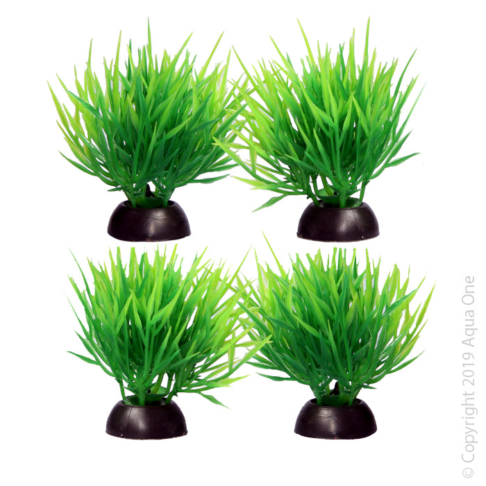Aqua One Ecoscape Foreground Hair Grass 4pk Green