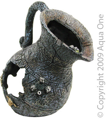 Aqua One Ornament Ruined Vase