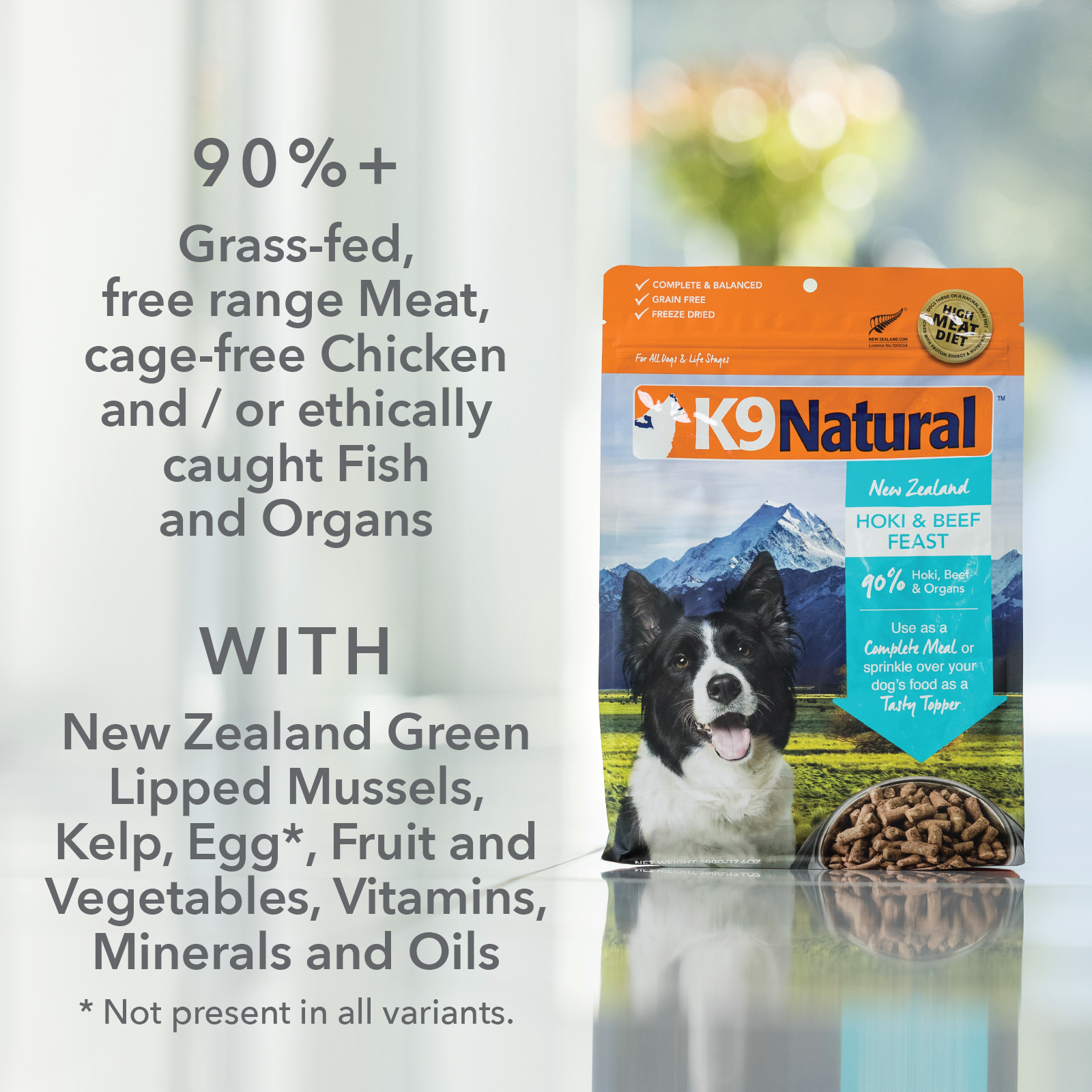 K9 Natural Lamb and Salmon Feast Freeze Dried
