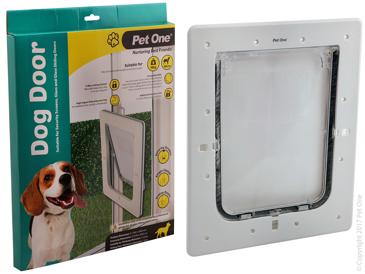 Pet One Dog Door Glass Screen
