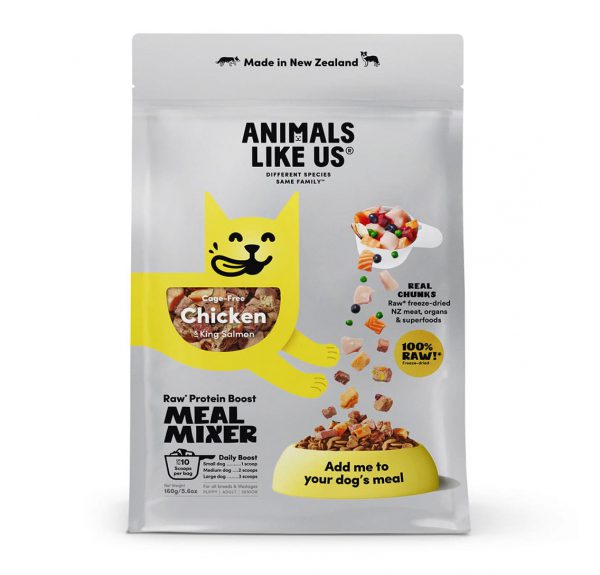 Animals Like Us Meal Mixer Cage-Free Chicken and King Salmon 160g