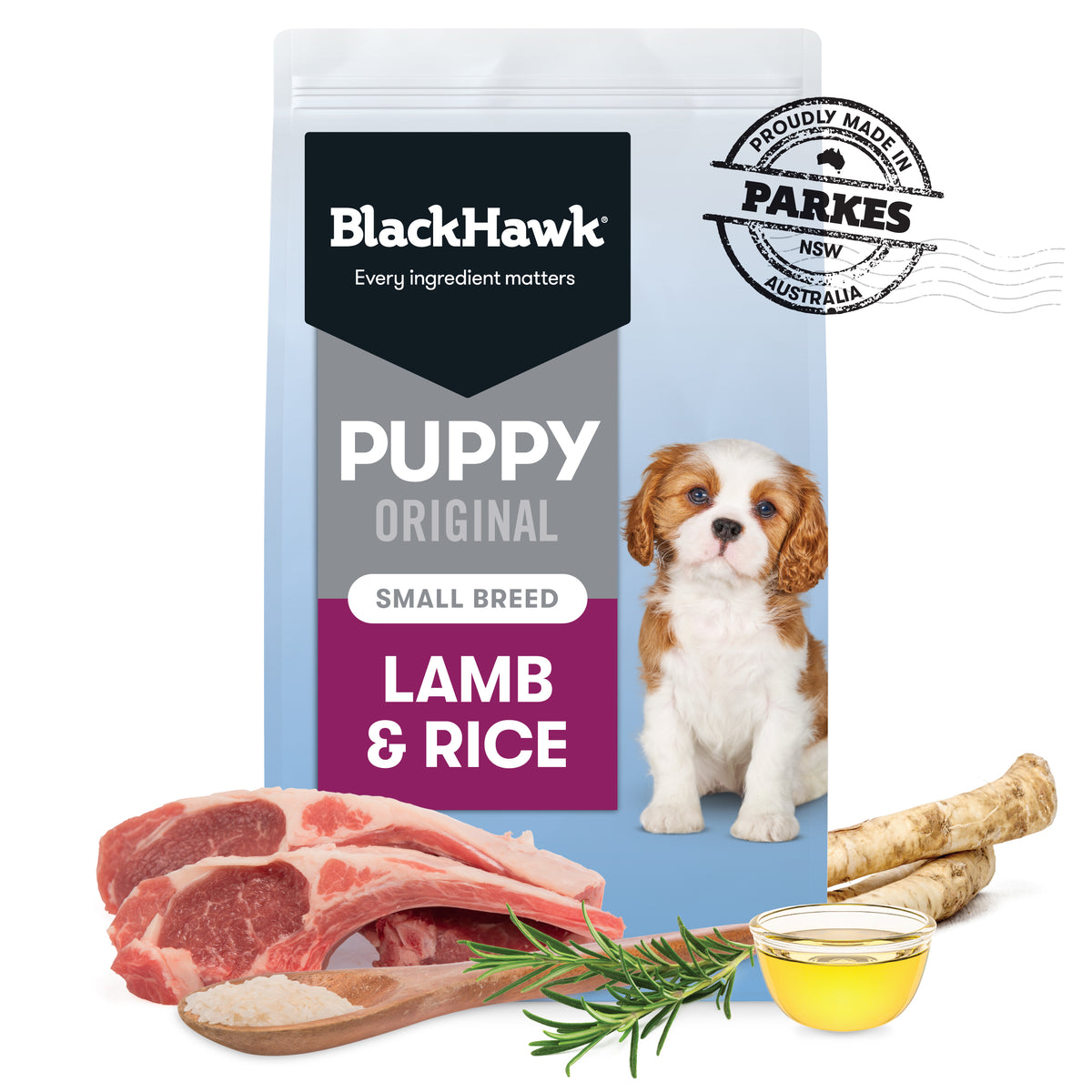 Black Hawk Small Breed Puppy Lamb & Rice