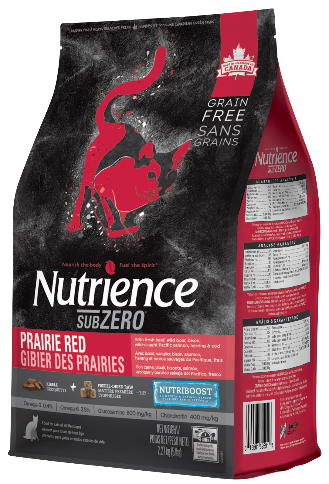 Nutrience Sub Zero Cat Prairie Red