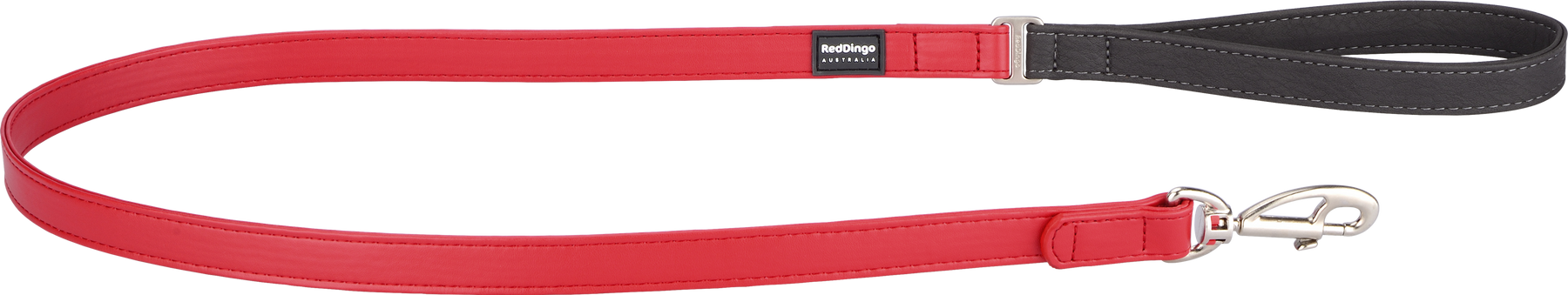 Red Dingo Vegan Leather Dog Lead