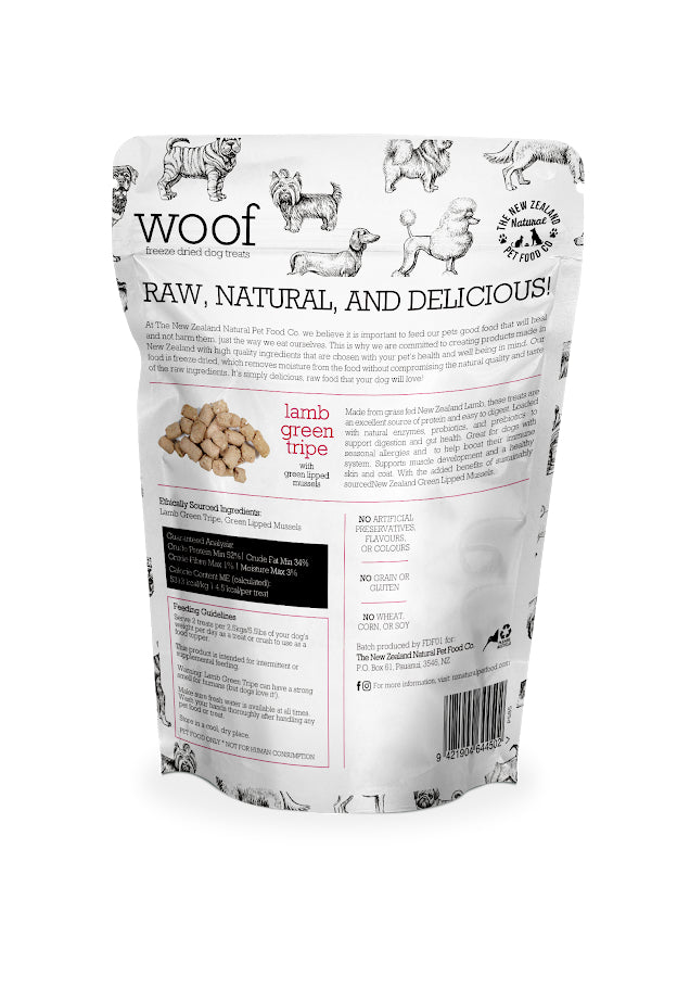Woof Lamb Tripe and Mussel 50g