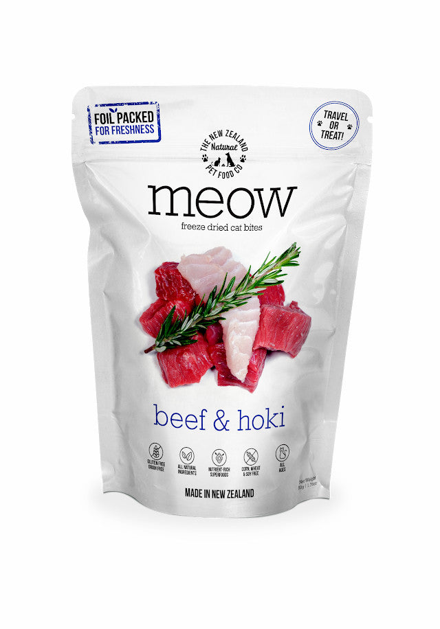Meow Beef and Hoki