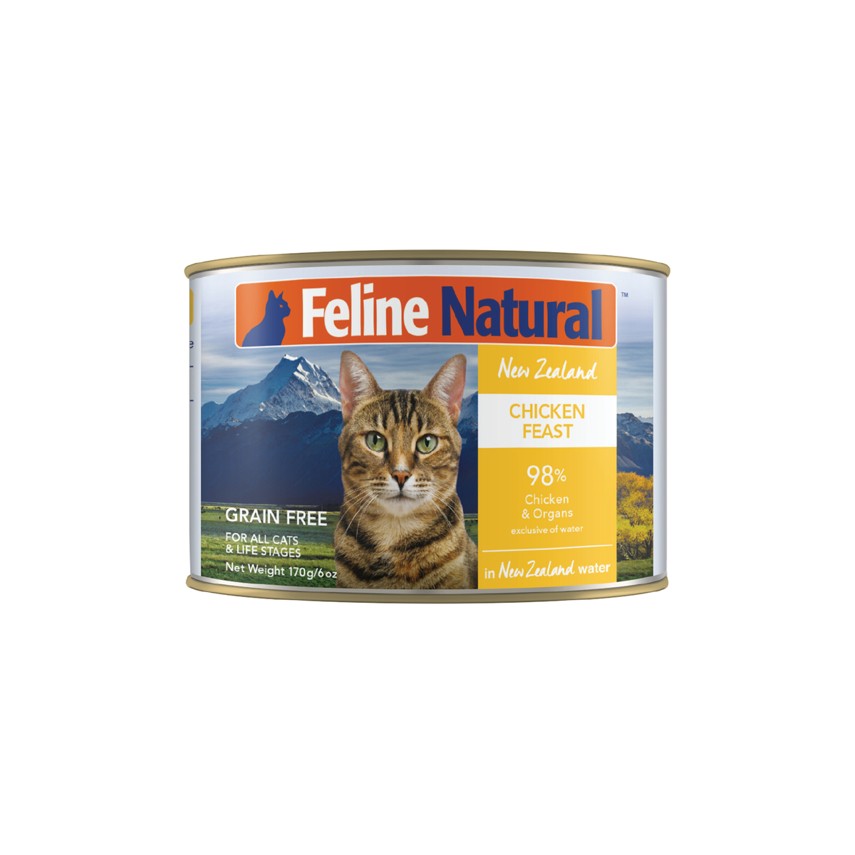 Feline Natural Chicken Feast Can Tray 12x170g