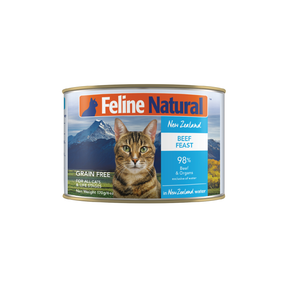 Feline Natural Beef Feast Can Tray 12x170g