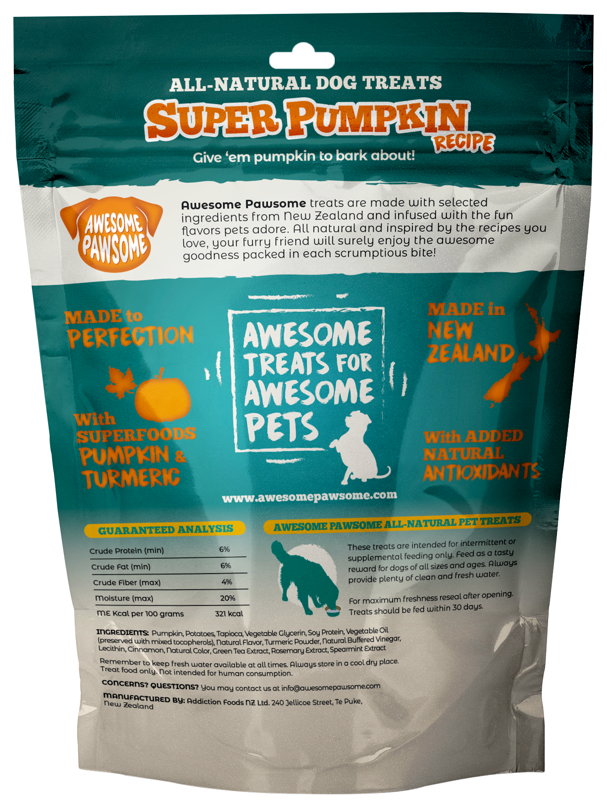 Awesome Pawsome Super Pumpkin Recipe