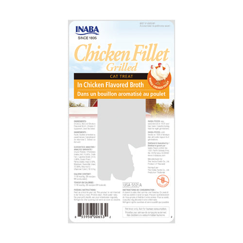 Inaba Grilled Chicken Fillet in Chicken Flavored Broth 25g