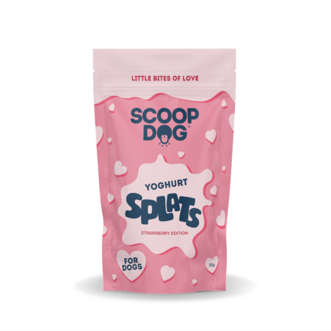 Scoop Dog Yoghurt Splats Strawberry Edition