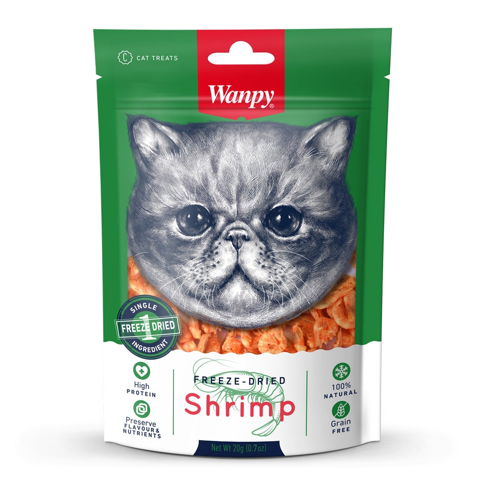Wanpy Shrimp Freeze Dried Cat Treat