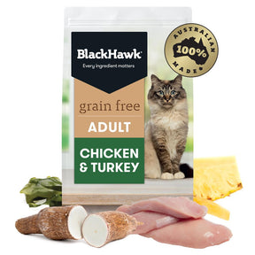 Black Hawk Grain Free Cat Chicken and Turkey