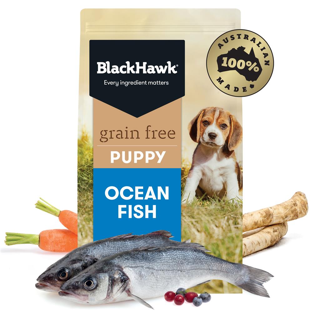 Black Hawk Puppy Grain Free Ocean Fish