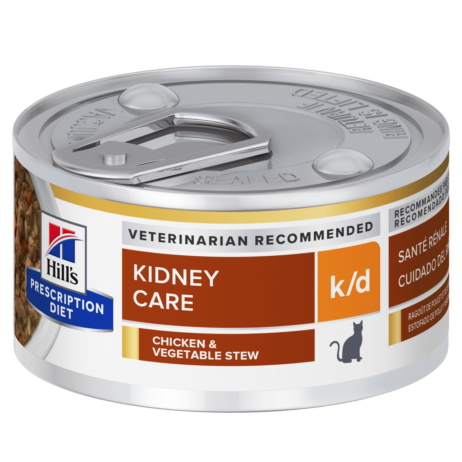 Hills Prescription Diet k/d Kidney Care Chicken Cat Tray