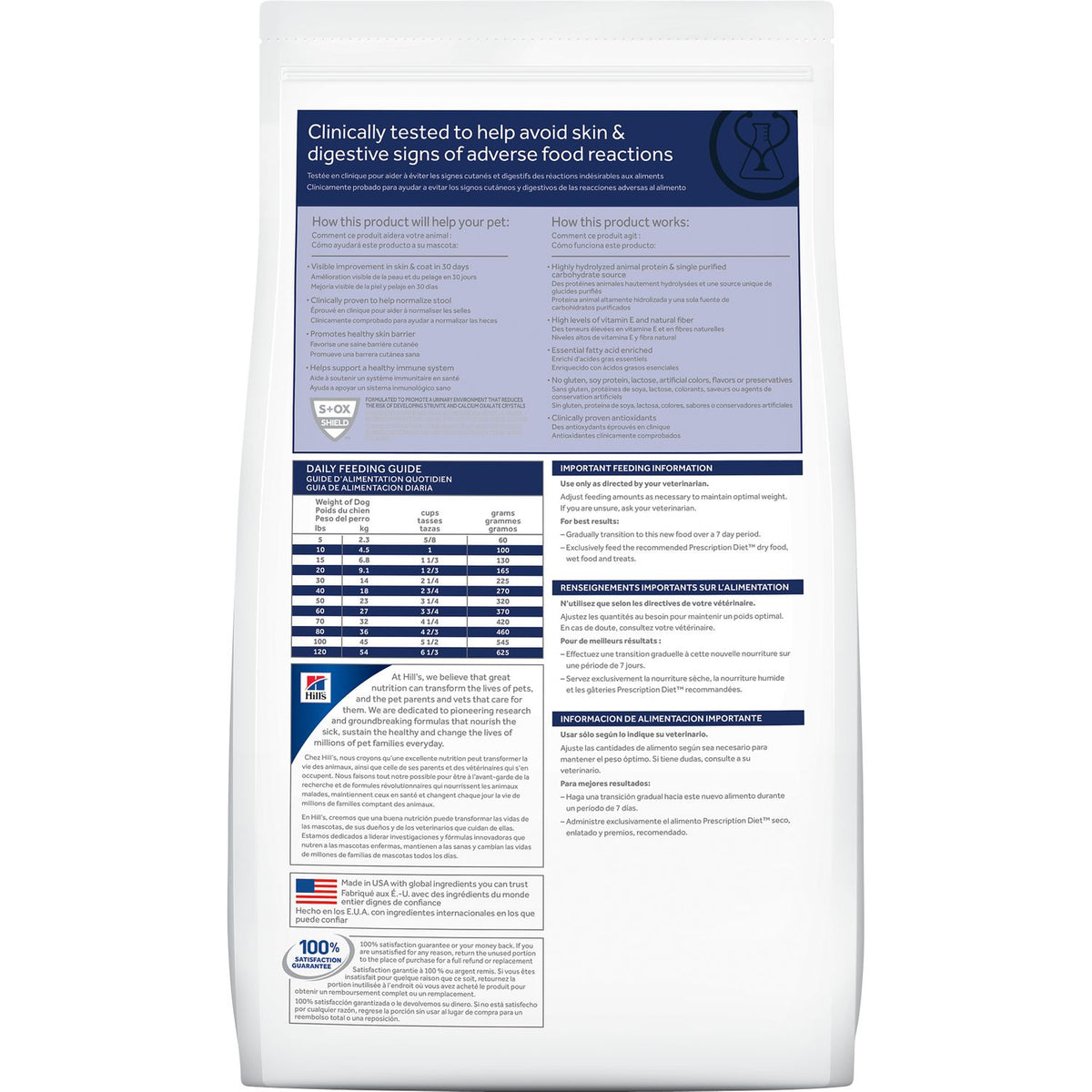 Hills Prescription Diet z/d Skin Sensitivities Dog